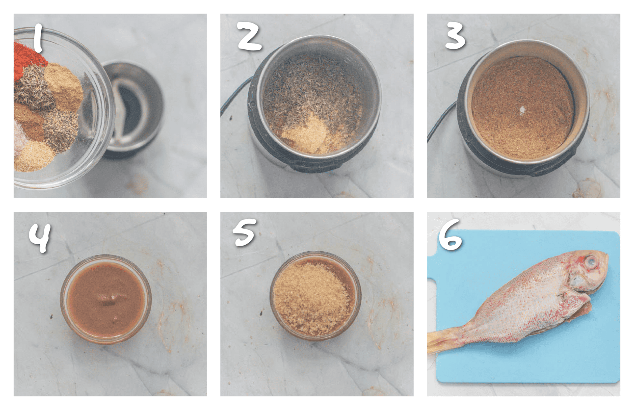 step1-6 making the homemade seasoning