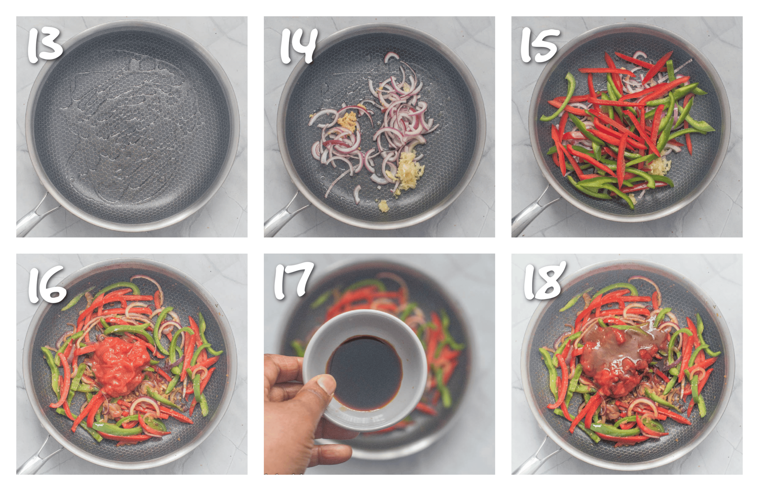 step13-18 sauteing the vegetables