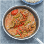 fish with bell peppers in sauce