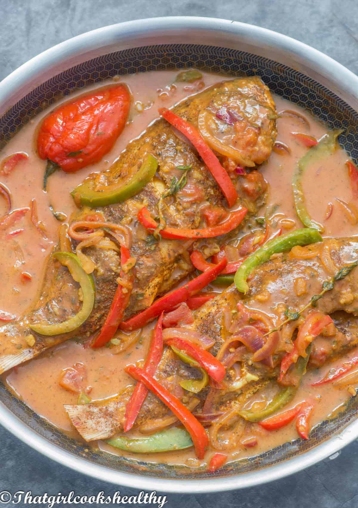 Close up of the fish