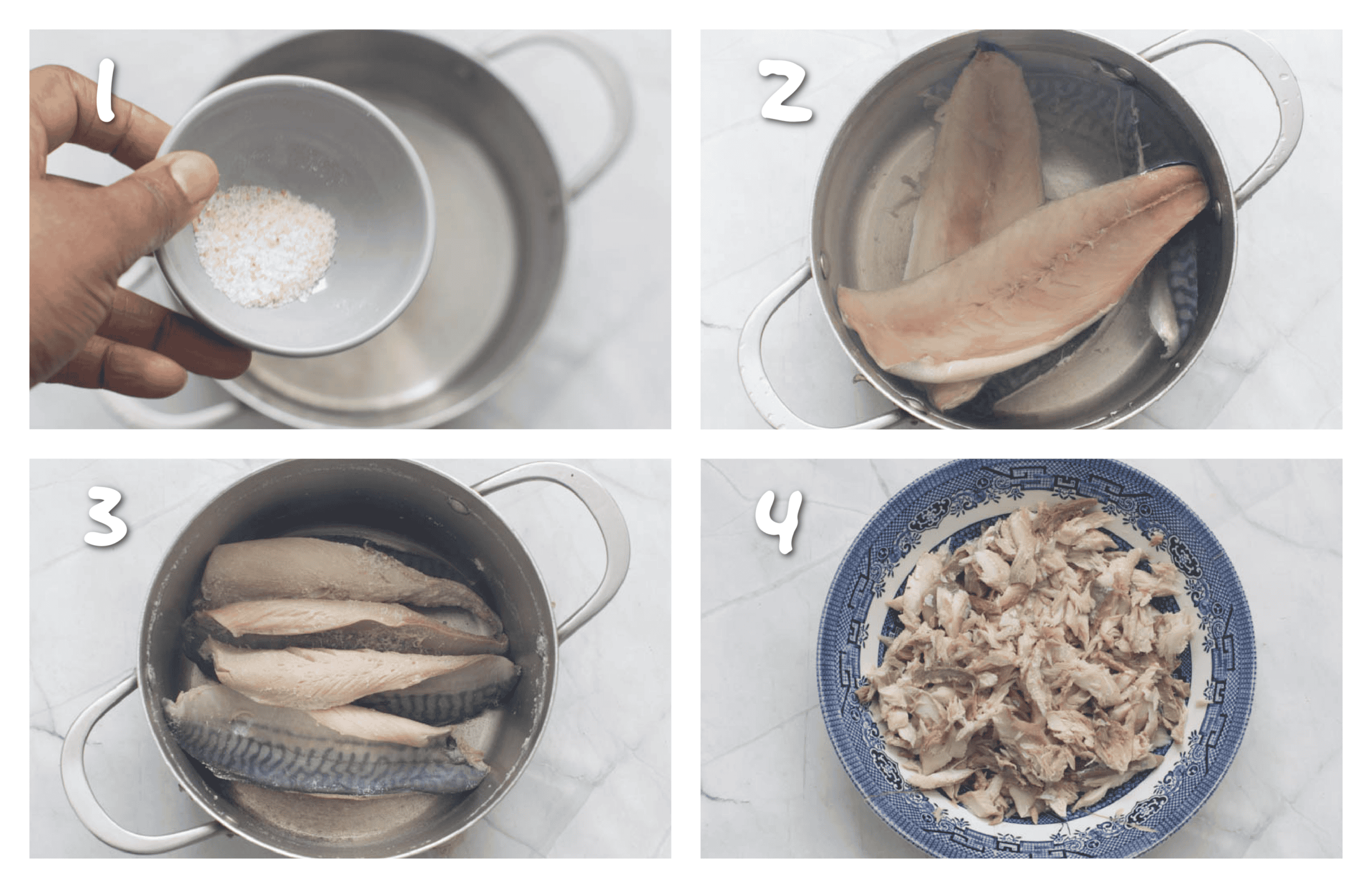 step1-4 boiling the mackerel