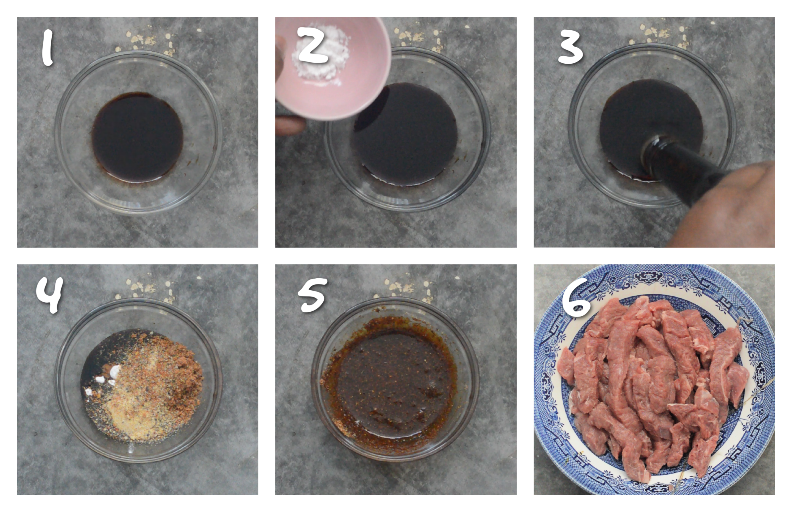 step1-6 making the marinade
