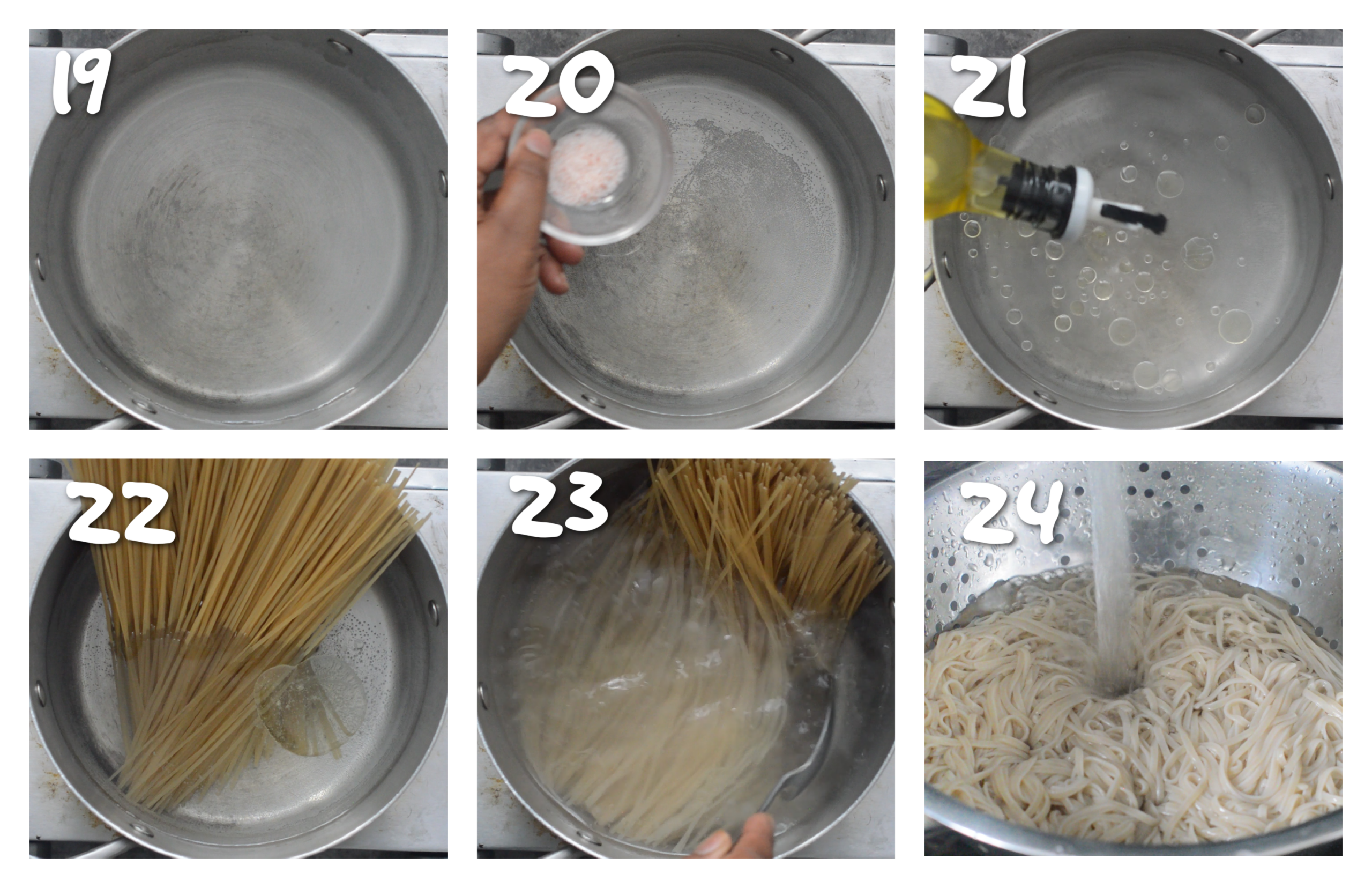 step19-24 cooking the spaghetti