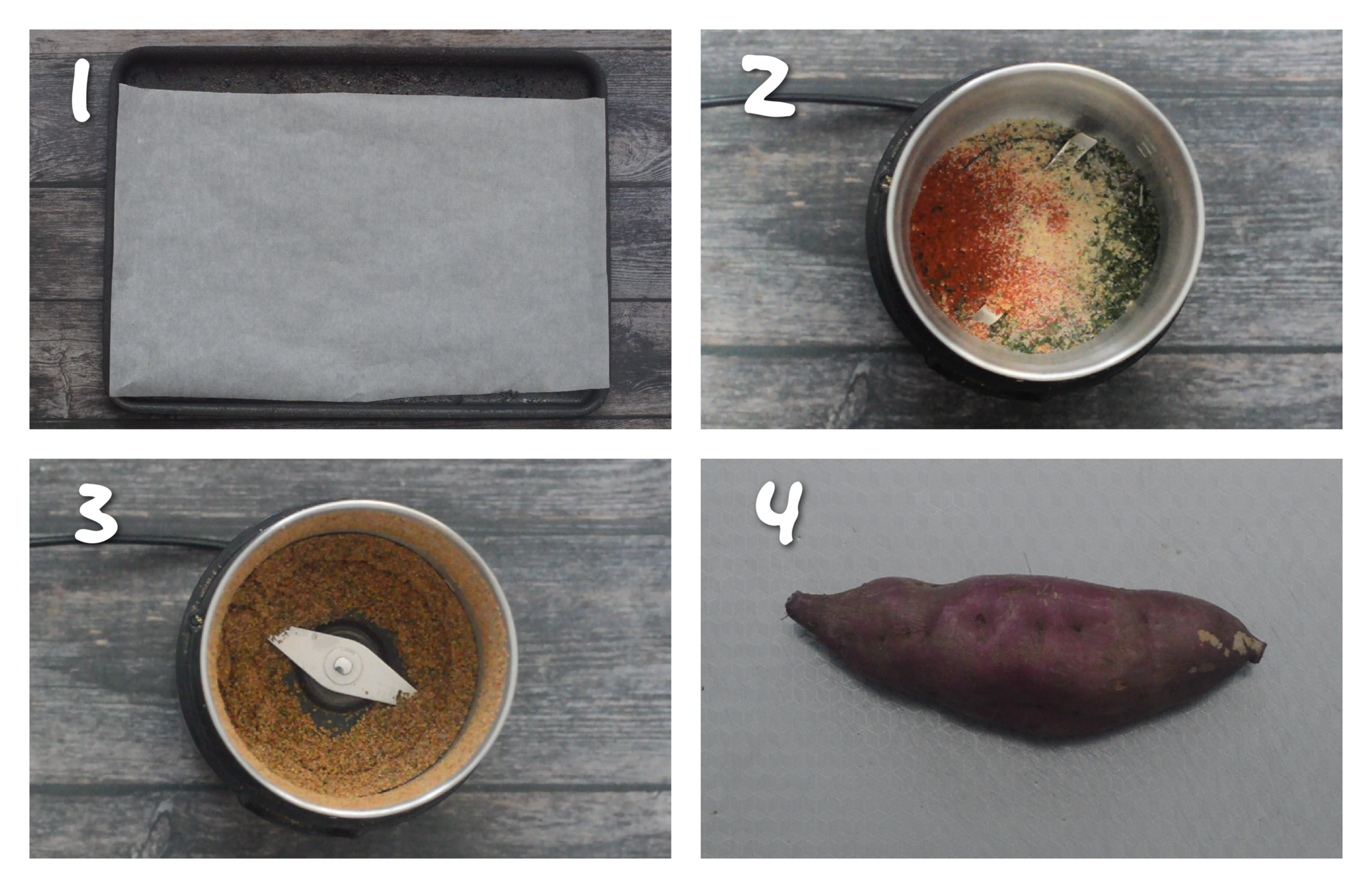 step1-4 preblend the spices