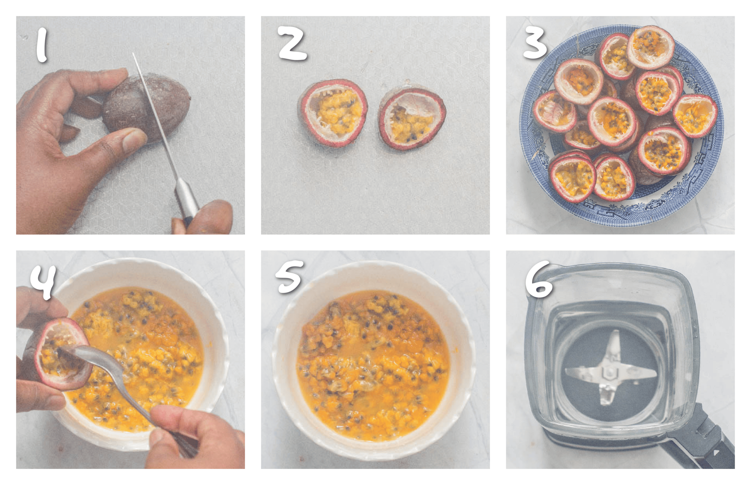 step1-6 cutting the passion fruit