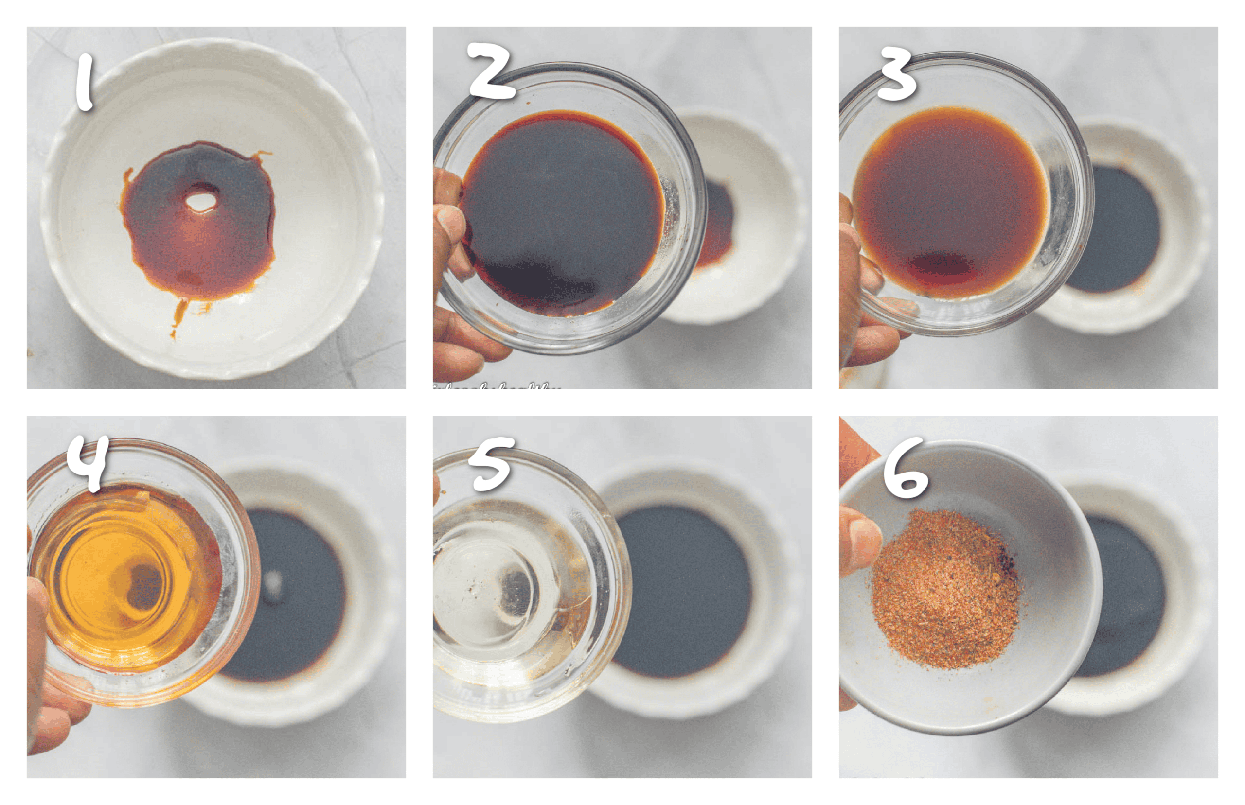 step1-6 preparing the marinade